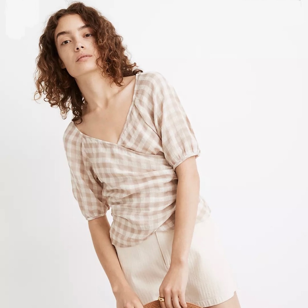 Madewell Sweetheart Wrap Top